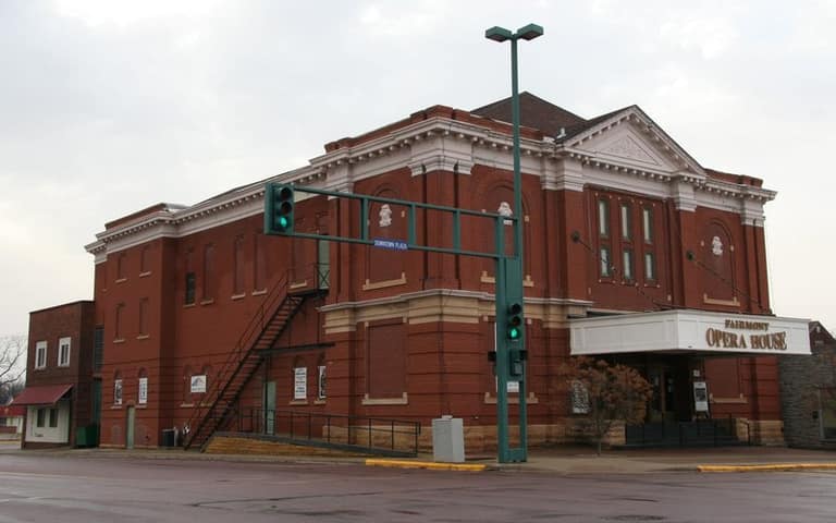 Fairmont Opera House, a historic landmark on Downtown Plaza